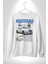 Mustang Shelby Kadın Erkek Beyaz Sweatshirt 4