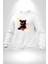 Dışarı Çık ve Oynayalım Teddy Kadın Erkek Beyaz Sweatshirt 3