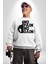 Gym Spor Sever Salon Vucut Geliştirme Emeksiz Olmaz Kadın Erkek Beyaz Sweatshirt 1