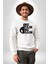 Gym Spor Sever Salon Vucut Geliştirme Emeksiz Olmaz Kadın Erkek Beyaz Sweatshirt 2