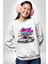 90'lı Yıllar Süper Araba Need For Speed Kadın Erkek Beyaz Sweatshirt 1