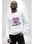 90'lı Yıllar Süper Araba Need For Speed Kadın Erkek Beyaz Sweatshirt 5