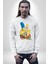 The Simpsons  Kadın Erkek Beyaz Sweatshirt 1