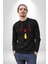 Pennywise Vs Georgie Korku Filmi Kadın Erkek Siyah Sweatshirt 1