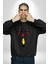 Pennywise Vs Georgie Korku Filmi Kadın Erkek Siyah Sweatshirt 3