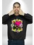 80LERI Seviyorum Kaset ve Özel Hediye Kadın Erkek Siyah Sweatshirt 5