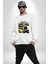 Land Rover Defender Kamp Kadın Erkek Beyaz Sweatshirt 3