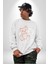 Yükseliş Için Kendin Ol Kadın Erkek Beyaz Sweatshirt 5