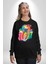 Diş Doktoru Diş Anatomisi Özel Tasarım Kadın Erkek Siyah Sweatshirt 5