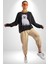 Siyah Yavru Kedi Kadın Erkek Siyah Sweatshirt 2