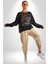Yükseliş Için Kendin Ol Kadın Erkek Siyah Sweatshirt 3