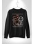Yükseliş Için Kendin Ol Kadın Erkek Siyah Sweatshirt 5