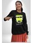 Sık Sık Mutlu Gülmek Teddy Bear Kadın Erkek Siyah Sweatshirt 2