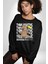 Positive Düşünce Kadın Erkek Siyah Sweatshirt 3