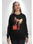Cocacola Reklam 80LER Kadın Erkek Siyah Sweatshirt 5