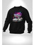 90'lı Yıllar Süper Araba Need For Speed Kadın Erkek Siyah Sweatshirt 4