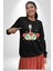 Mr Krabs Spongebob Zengin Kadın Erkek Siyah Sweatshirt 4