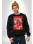 Anime Kaede Rukawa Basketbol Karakteri Kadın Erkek Siyah Sweatshirt 1