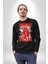 Anime Kaede Rukawa Basketbol Karakteri Kadın Erkek Siyah Sweatshirt 3