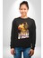 Basketbol Shaquille Oneal Star Ateş Topu Kadın Erkek Siyah Sweatshirt 5
