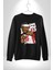 Jimmy Butler Basketbol Kadın Erkek Siyah Sweatshirt 4