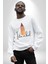 Istanbul Galata Kulesi Kadın Erkek Beyaz Sweatshirt 2