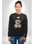 Gerçeklikten Uzak Tutun Kadın Erkek Siyah Sweatshirt 2