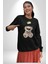 Gerçeklikten Uzak Tutun Kadın Erkek Siyah Sweatshirt 4
