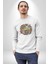 Turkiye Özel Karakterleri Kadın Erkek Beyaz Baskılı Sweatshirt 2