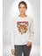 Beyin Yıkama Kadın Erkek Beyaz Sweatshirt 2