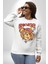 Beyin Yıkama Kadın Erkek Beyaz Sweatshirt 4