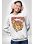 Beyin Yıkama Kadın Erkek Beyaz Sweatshirt 5