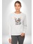 Chihuahua Köpek Kadın Erkek Beyaz Baskılı Sweatshirt 1
