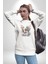 Chihuahua Köpek Kadın Erkek Beyaz Baskılı Sweatshirt 3