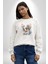Chihuahua Köpek Kadın Erkek Beyaz Baskılı Sweatshirt 5