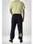Cool Yakışıklı Kapüşonlu Spor Kaplan Pamuklu 3 Iplik Siyah Eşofman Altı Erkek Oversize Kesim Dijital Baskılı 5