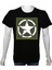 Unisex T-Shirt Siyah 'asker&taktik / Yıldız' Baskılı S 1