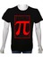 Unisex T-Shirt Siyah 'bilim Kulübü / Pi Sayısı1' Baskılı 2xl 1