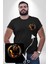 Süper Tasma Rottweiler Eğitim Siyah Büyük Beden Kadın Basic Minimal Baskılı Tişört 2