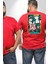 Spy X Family Anime Özel Tasarım Büyük Beden Kırmızı Tişört Kadın Erkek Ünisex Sırt Baskılı 2