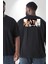 Bleach Anime Büyük Beden Siyah Tişört Kadın Erkek Ünisex Sırt Baskılı 2