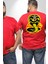 Cobra Kai Karete Çocuk Yılan Logo Dizi Büyük Beden Kırmızı Tişört Kadın Erkek Ünisex Sırt Baskılı 2