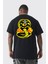Cobra Kai Karete Çocuk Yılan Logo Dizi Büyük Beden Siyah Tişört Kadın Erkek Ünisex Sırt Baskılı 1