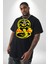 Cobra Kai Karete Çocuk Yılan Logo Dizi Siyah Büyük Beden Erkek Kadın Unisex Basic Ön Baskılı Tişört 3