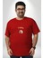 Türk Kurt Beyaz Ay Kırmızı Büyük Beden Erkek Kadın Unisex Basic Ön Baskılı Tişört 2