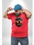 Rottweiler A Secere Kırmızı Büyük Beden Erkek Kadın Unisex Basic Ön Baskılı Tişört 4