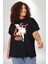 Naruto Shippuden Gizli Işareti Siyah Büyük Beden Erkek Kadın Unisex Basic Ön Baskılı Tişört 1
