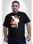 Naruto Shippuden Gizli Işareti Siyah Büyük Beden Erkek Kadın Unisex Basic Ön Baskılı Tişört 3
