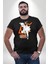 Naruto Shippuden Gizli Işareti Siyah Büyük Beden Erkek Kadın Unisex Basic Ön Baskılı Tişört 5