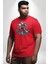 Naruto Shippuden Kakashi Lighting Kırmızı Büyük Beden Erkek Kadın Unisex Basic Ön Baskılı Tişört 1